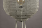 Meezan - Floor Lamp - Iron - Sand Gray