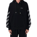 Sweatshirt Off-White Pixel Diag Skate Hooded - Black - Homme