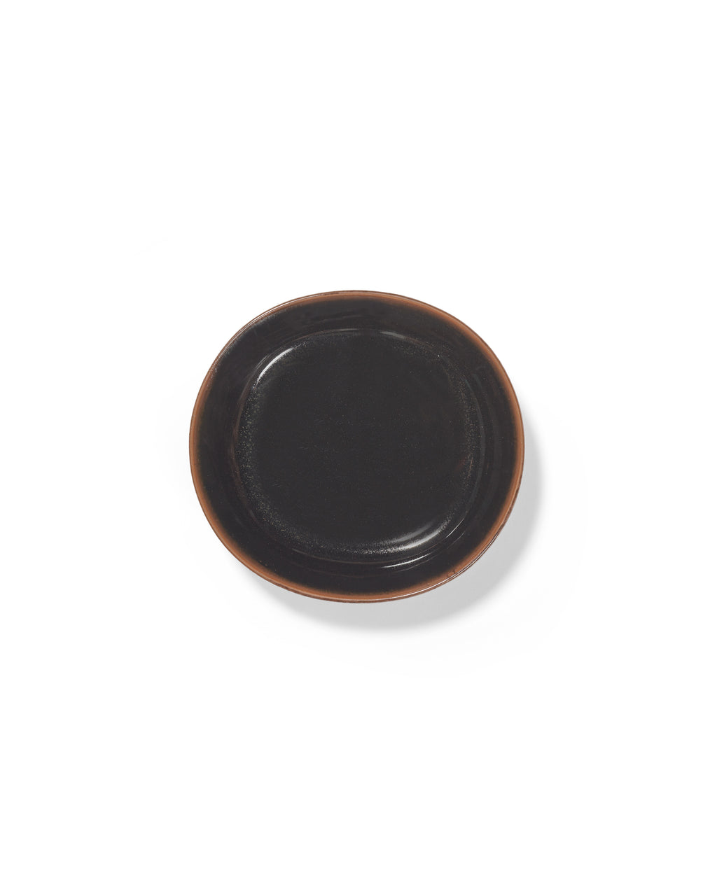 Out Of Lines - Lot De 2 Assiettes Creuses - S - Grès - Noir Brun