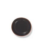 Out Of Lines - Lot De 2 Assiettes Creuses - S - Grès - Noir Brun