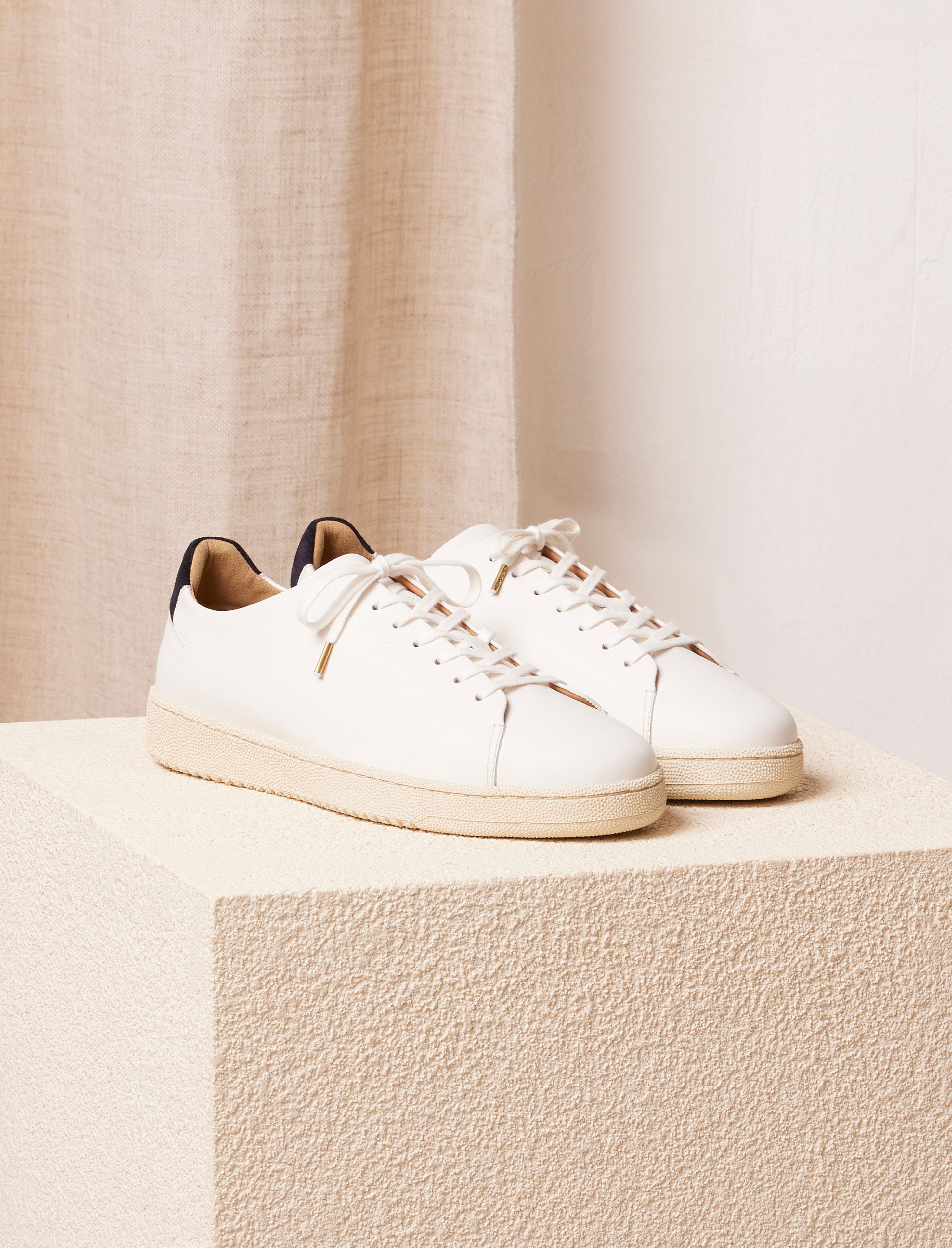 Sneakers À Lacets Arthur - Blanc Navy - Homme