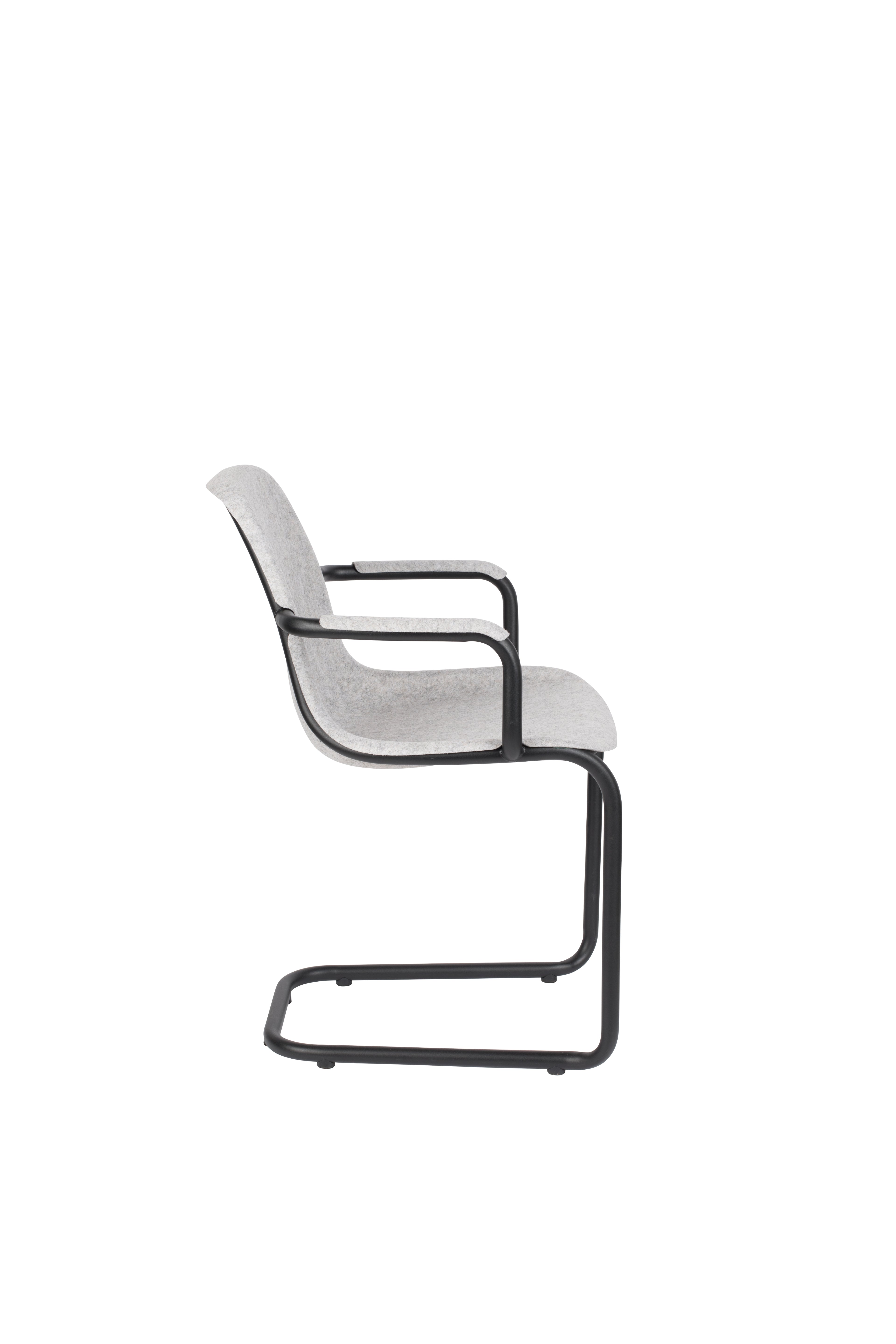 Thirsty - Dining Room Armchair - Recycled Plastic - Ash Gray