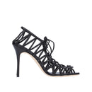 Sandales - Manolo Blahnik Hamza 105 Leather - Black