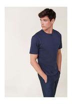 Sasha Cotton T-Shirt With Chest Pocket - Navy