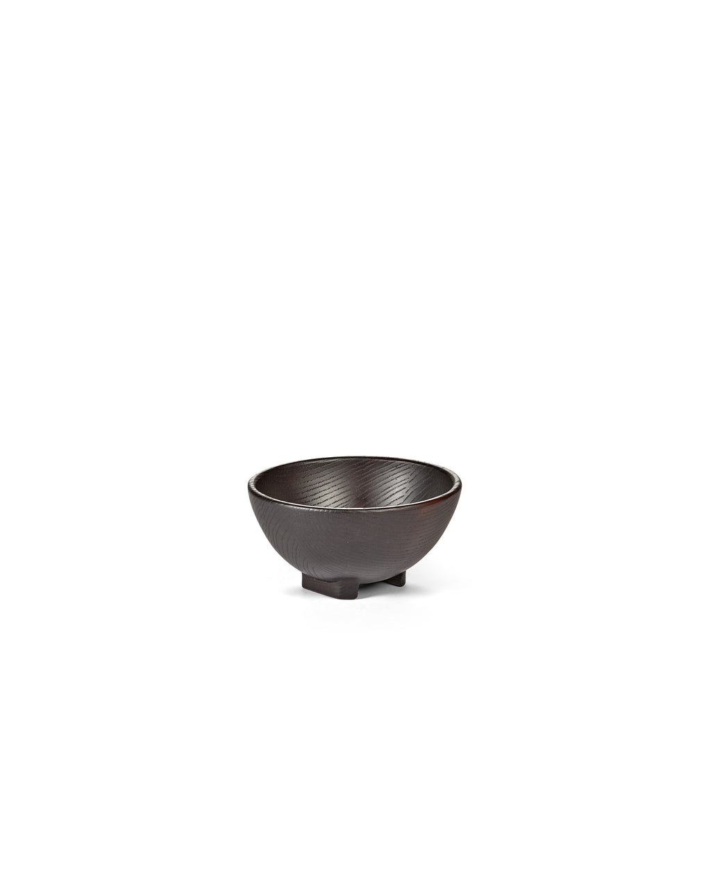 Out Of Lines Kitchen & Table - Bol - XS - Frêne Carbonisé - Noir