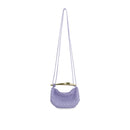 Bottega Veneta Mini Sardine Leather Crossbody Bag - Lilac - Woman