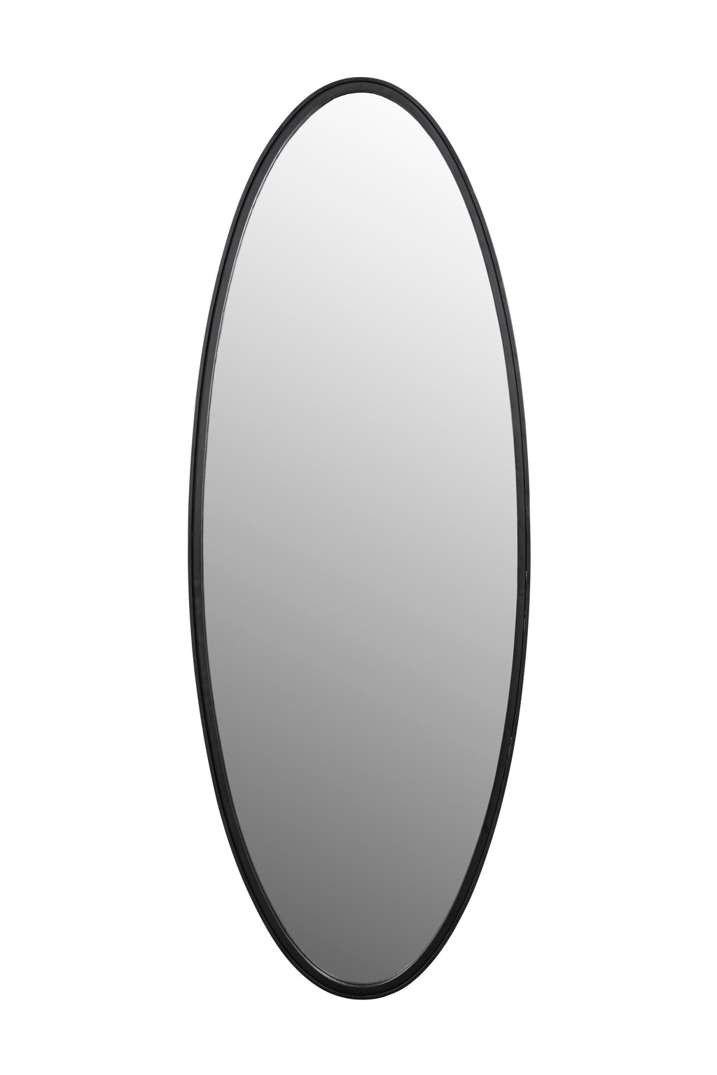 Matz Ovale L - Miroir - Fer - Noir