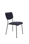 Benson - Dining Chair - Fabric - Dark Blue