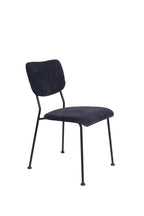 Benson - Dining Chair - Fabric - Dark Blue