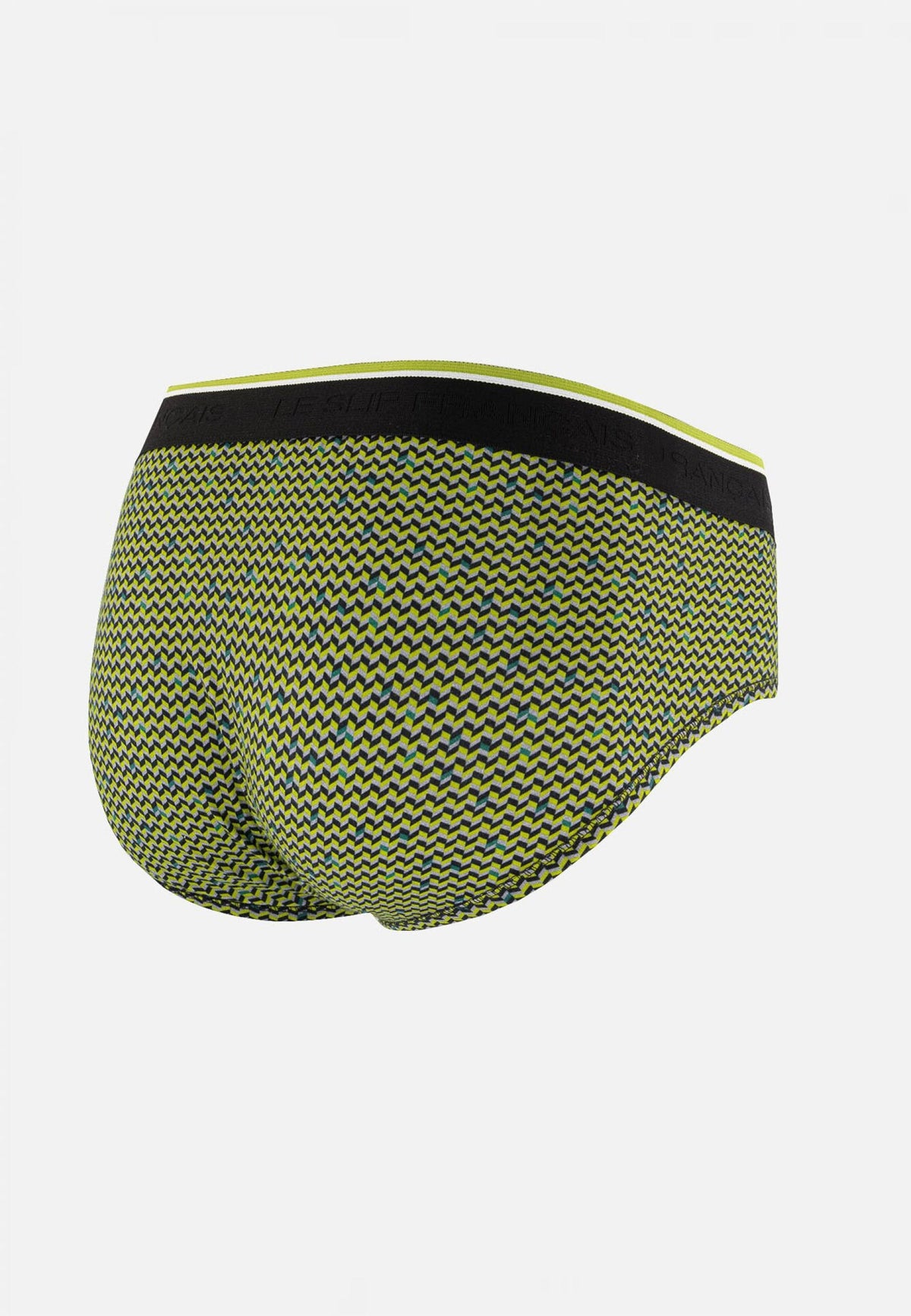 Terrible Chevron Cotton Briefs - Anise Yellow