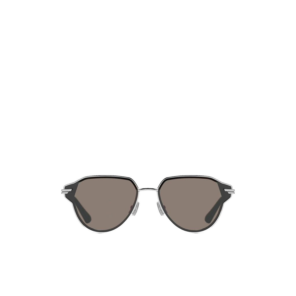 Bottega Veneta - Gafas de sol Glaze Aviator - Mujeres - Plata