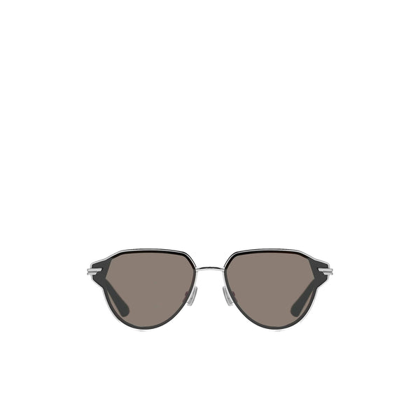 Bottega Veneta - Gafas de sol Glaze Aviator - Mujeres - Plata