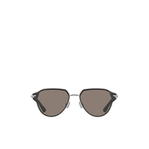Bottega Veneta Glaze Aviator Gafas de sol - Mujeres - Plata