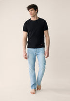 T-Shirt À Manches Courtes Formidable En Coton - Noir
