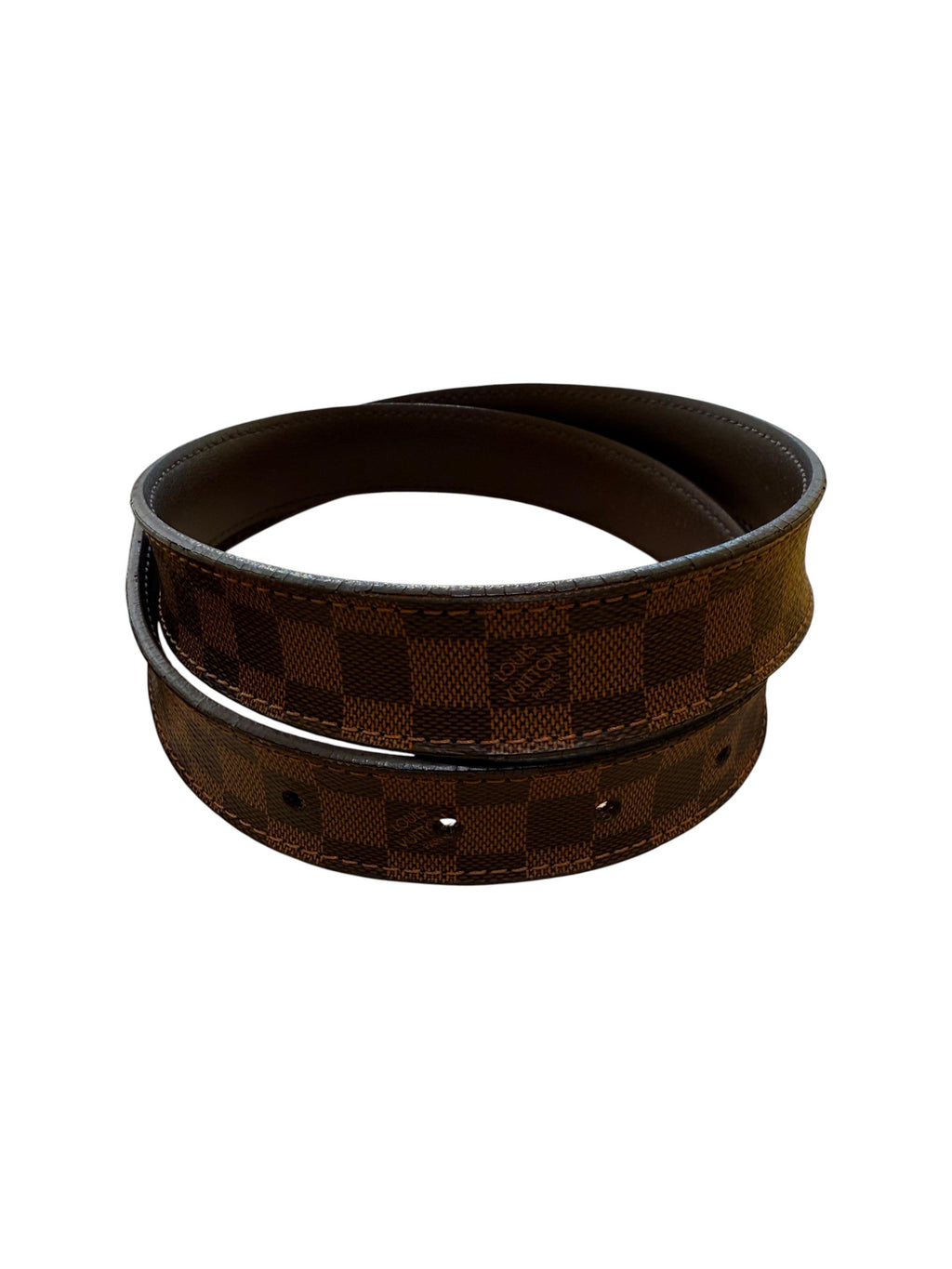 Ceinture Louis Vuitton Lv Initiales Belt Wide Toile - Marron