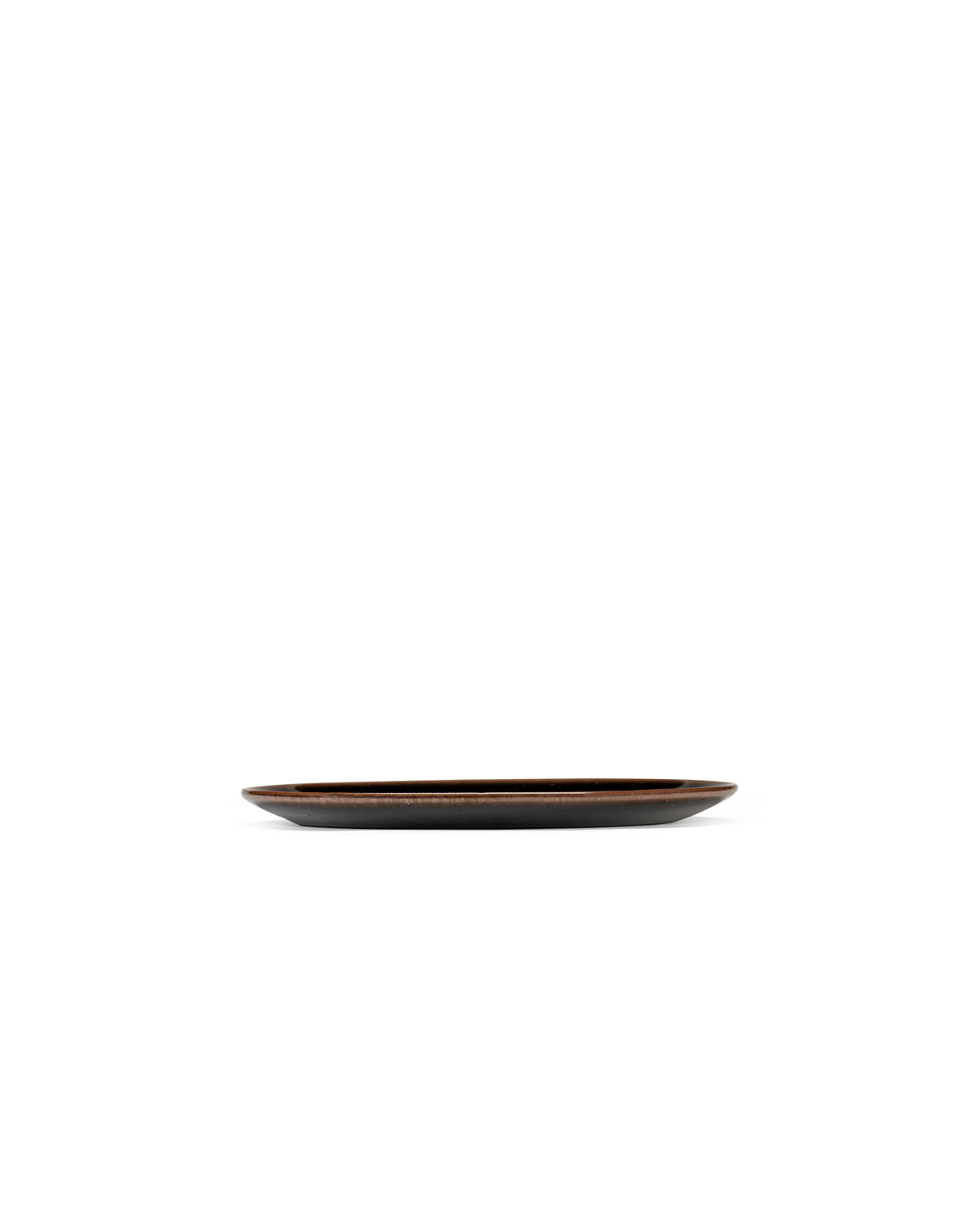 Out Of Lines - Lot De 2 Assiettes - M - Grès - Noir Brun