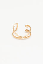 Faux Piercing Éclat Croisé