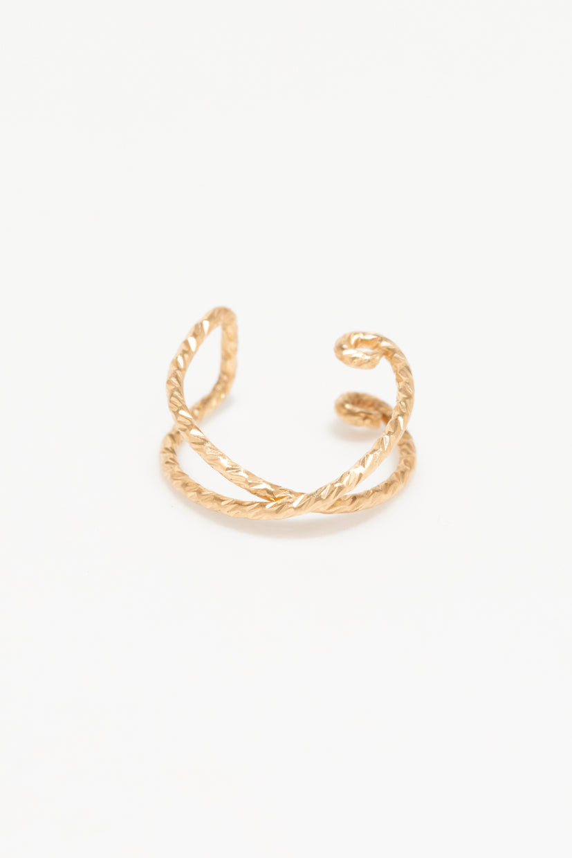 Faux Piercing Éclat Croisé
