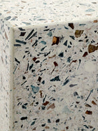 Pawn - Table D'appoint - S - Terrazzo - Blanc