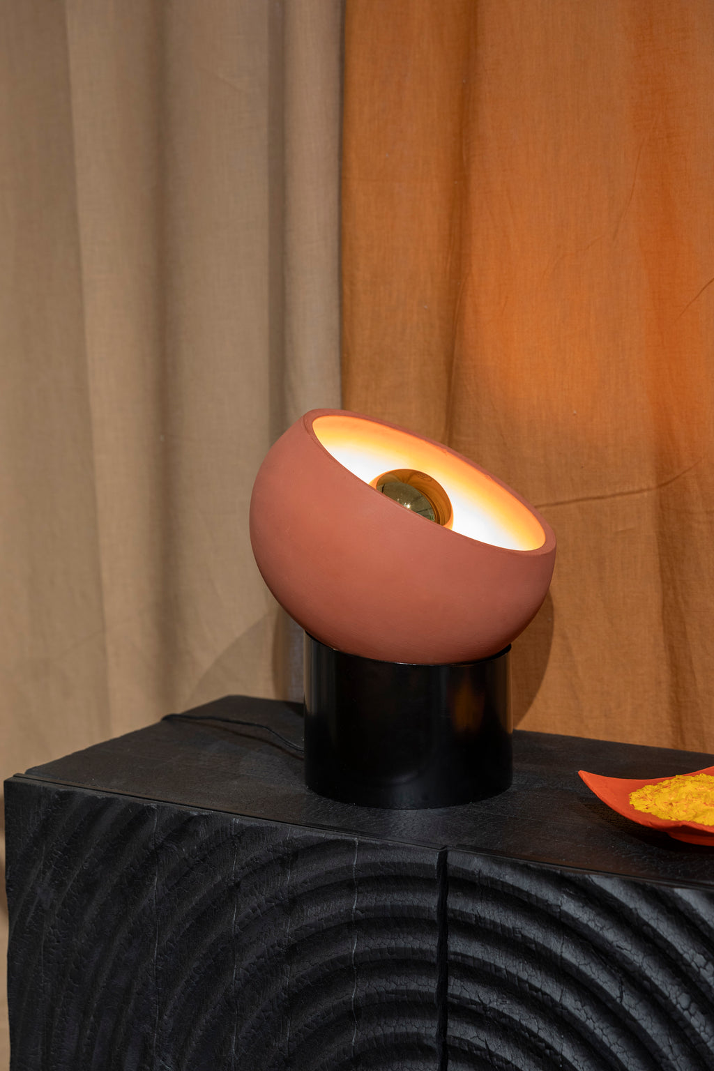 Zahra S - Table Lamp - Ceramic - Red