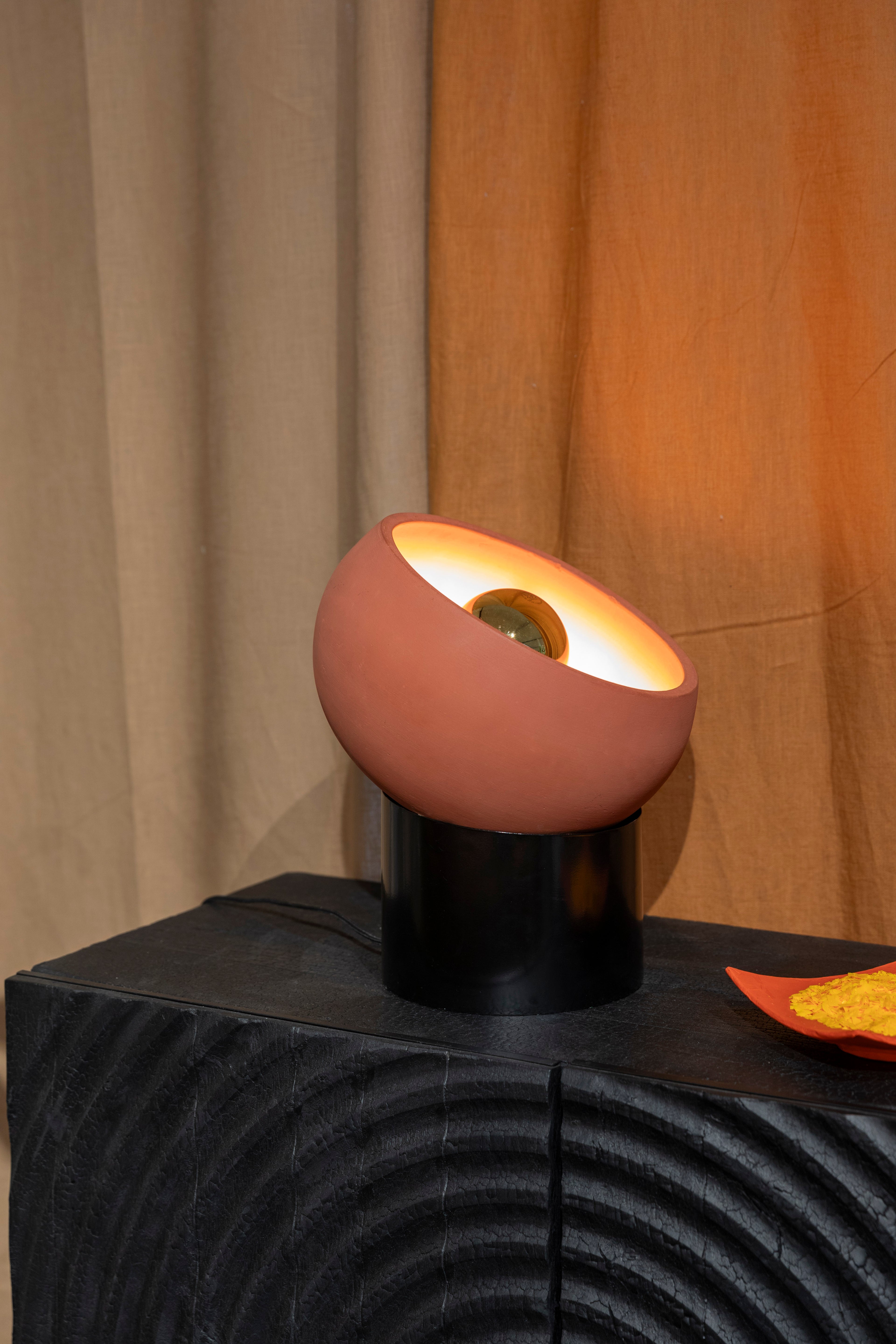 Zahra S - Table Lamp - Ceramic - Red
