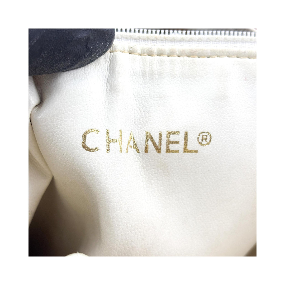 Sac Porté Épaule Chanel Miss Mademoiselle Shoulderbag Toile - Beige
