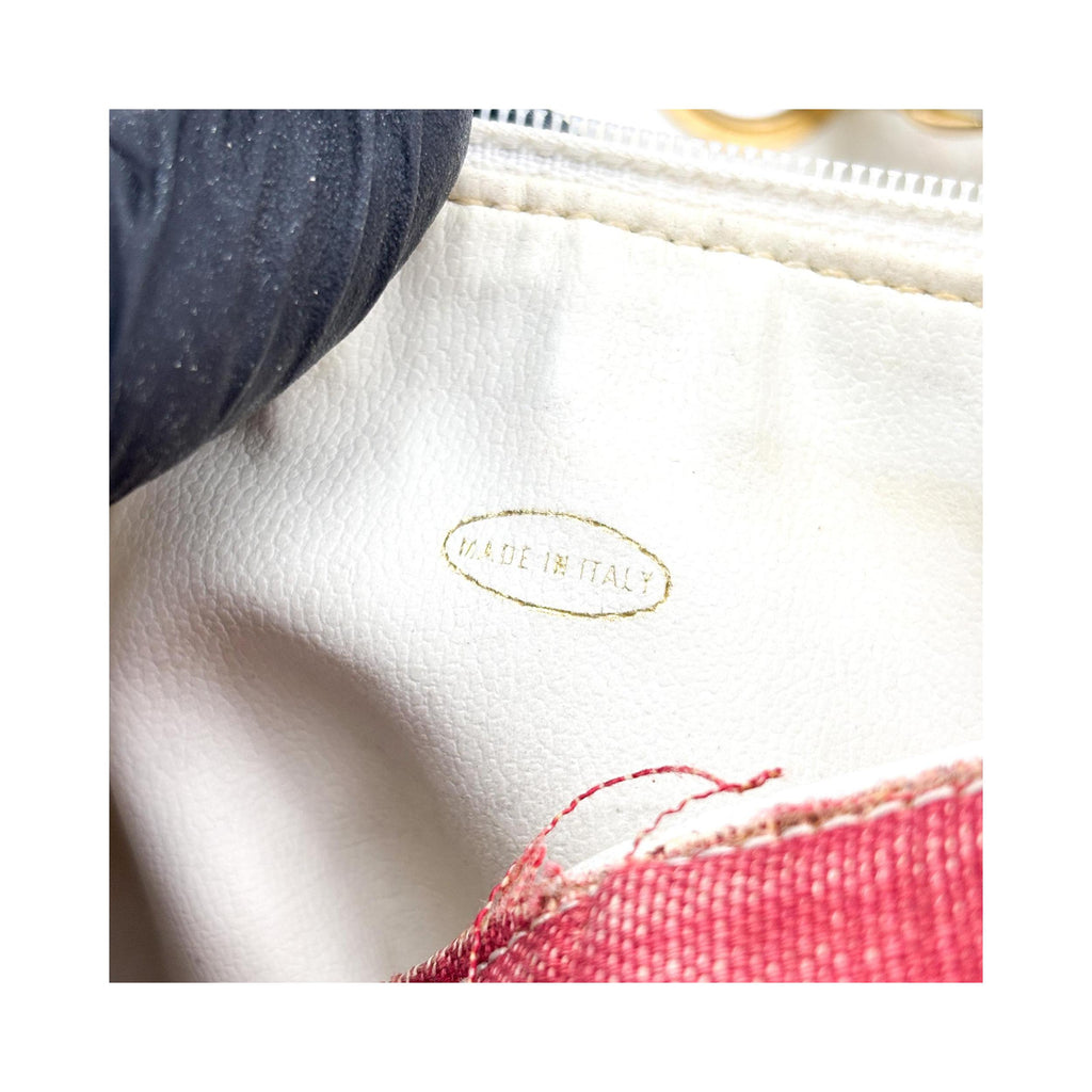 Sac Porté Épaule Chanel Miss Mademoiselle Shoulderbag Toile - Beige