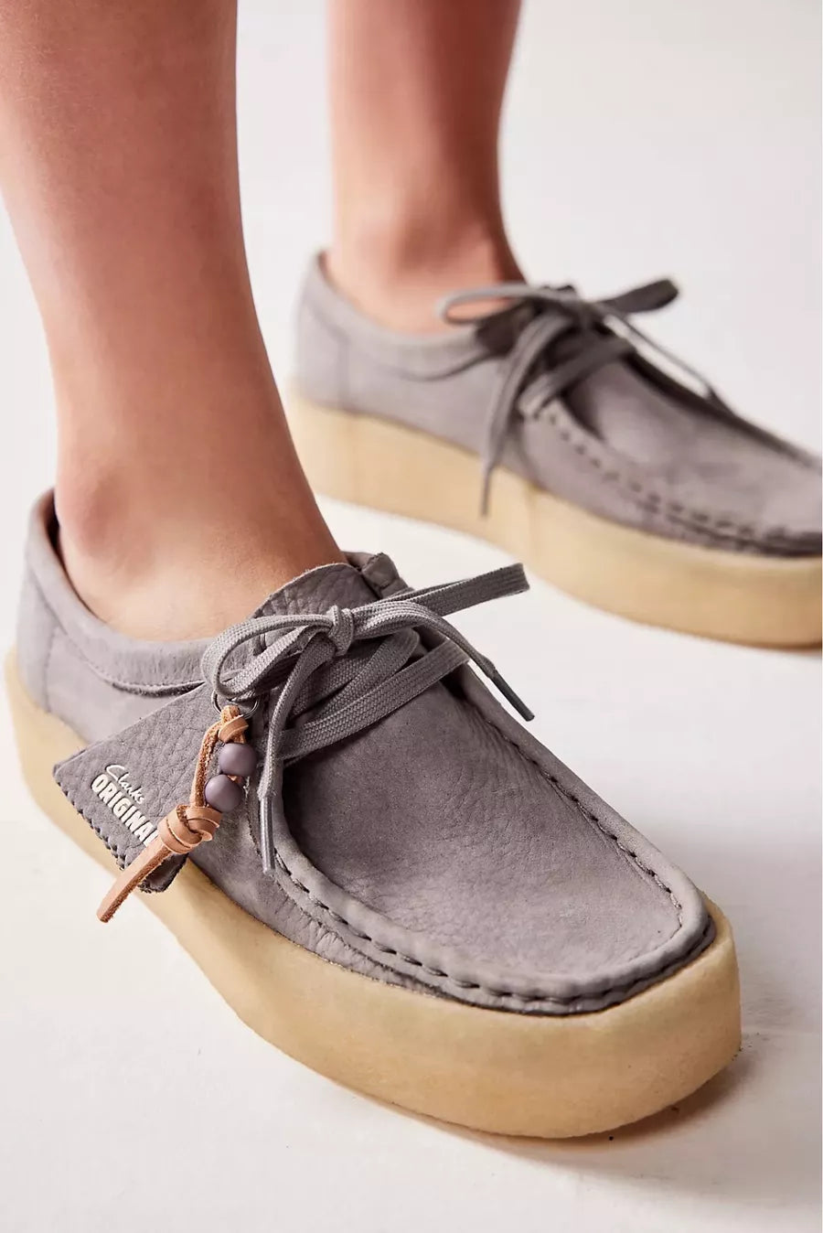 Wallabee Cup - Gris acero Nbk - Mujer