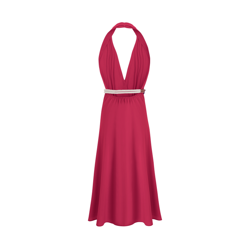 Robe Paréo Malin Mi-Long Aline - Camelia
