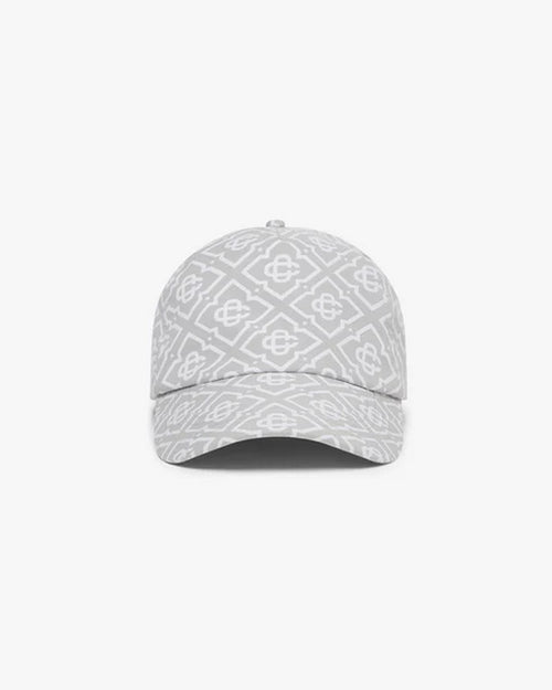 Casablanca - Gorra de jacquard con monograma para hombre - Gris