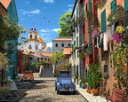 Peinture Par Numéros - Ruelle Et 2 Cv