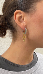 Boucles D'Oreilles Asymmetric Knot