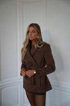 Olivia Brown - Wool Blazer Jacket