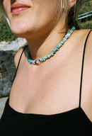 Le Collier Amazonite Et Quartz