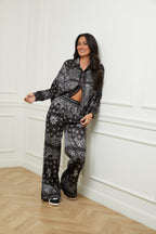 Bandana Pants - Black