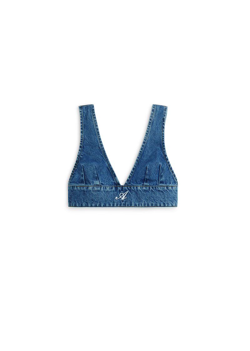 Jules Denim Top - Dark Blue - Women