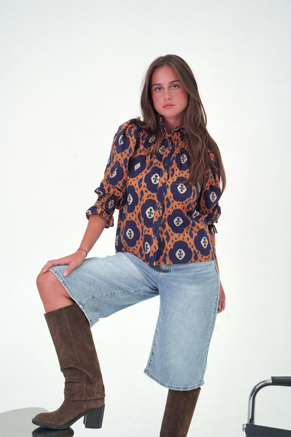 Zola Blue Blouse