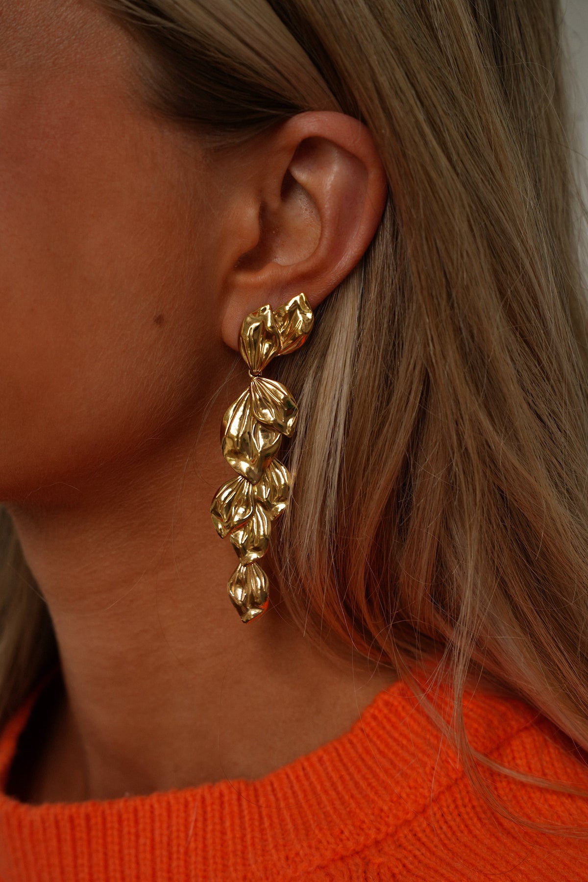 Boucles D’Oreilles Acier - Ona Dorées