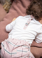Pink Check Trousers