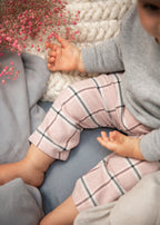 Pink Check Trousers