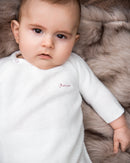 Combinaison Maille Écru Unisexe - Bebe