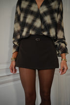 Marion Chocolat - Short Skirt