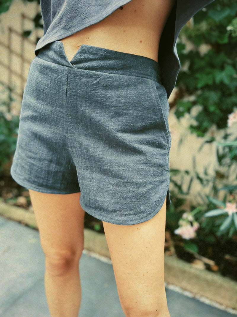 Octave Short - Linen Anthracite