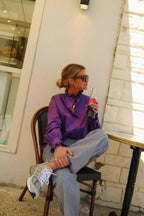 Garance Purple Blouse