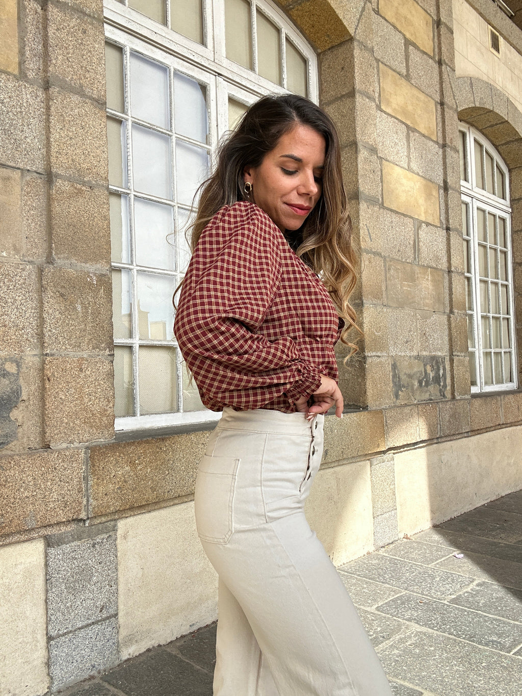 Beige Victorine Jeans