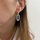 Boucles D'Oreilles Ovila - Doré, Argent Ou Bicolore