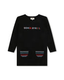 Robe Manches Longues - Black - Fille - Sonia Rykiel