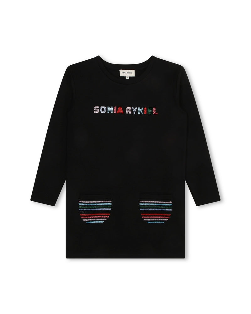 Robe Manches Longues - Black - Fille - Sonia Rykiel