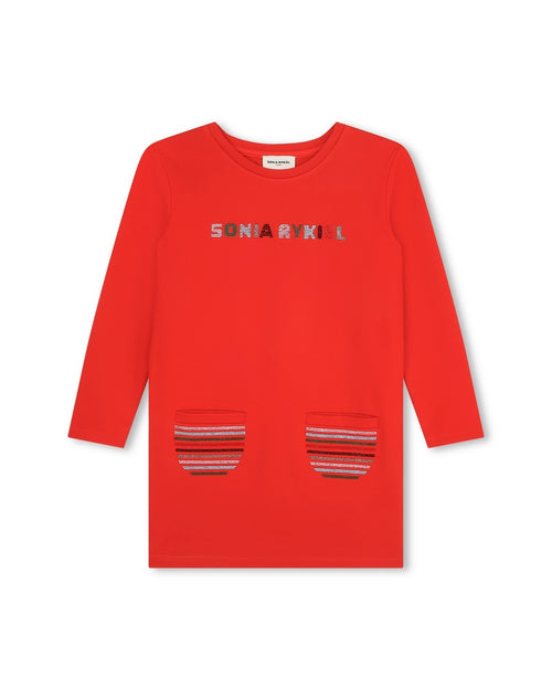 Robe Manches Longues - New Red - Fille - Sonia Rykiel