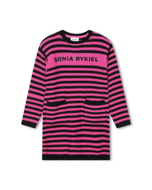 Robe Tricot - Rose Fuchsi - Fille - Sonia Rykiel